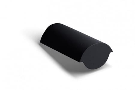 Конечная коньковая черепица Kriastak, черный