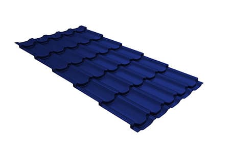 Волновой профиль Grand Line Kvinta plus, 0,45 PE, Zn 100, RAL 5002 ультрамарин