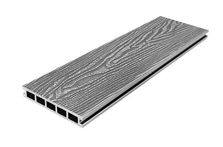 Террасная доска UnoDeck Vintage, 3000x150x24 мм, серый