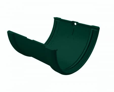 Соединитель желобов ПВХ Grand Line 120 мм, RAL 6005 зелёный мох