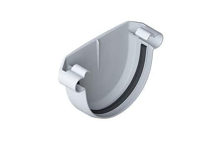 Заглушка ПВХ Элит Альта Профиль, D125 мм, белый