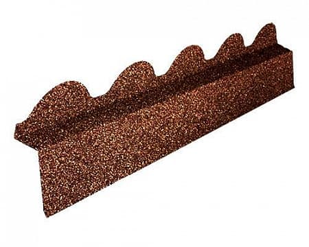 Карнизная планка Метротайл (Metrotile) Romana, цвет бургундия, 1100 мм