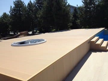 Ступень Nautic Prime 3D из ДПК, размер 160х22х4000 мм, цвет венге