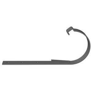 Кронштейн желоба металлический Docke LUX размер 300мм, цвет графит (RAL 7024)