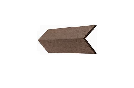 Угловой профиль CM Cladding, 2000x70x70 мм, MERBAU