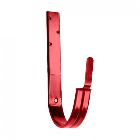 Кронштейн желоба 160мм, D150 Icopal / Икопал, цвет Ral 3009 (красный)