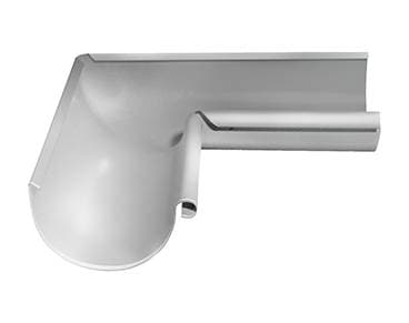 Угол желоба внутренний 90º Grand Line 125 мм, белый RAL 9003