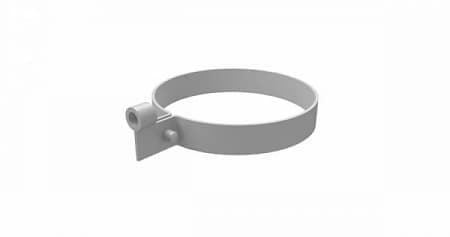 Хомут трубы Lite ПВХ Grand Line, RAL 9003 белый