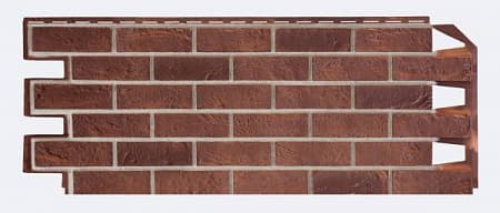 Фасадные панели Vox (Вокс), серия Solid BRICK (под кирпич), цвет Дорсет, 1095х446 мм