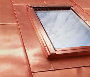 Изоляционный оклад для мансардных окон Fakro / Факро EEV (TC) для фальцевых, медных и титан-цинковых кровель, размер 66х98