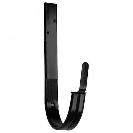 Кронштейн желоба 210мм, D150 Icopal / Икопал, цвет Ral 9011 (чёрный)