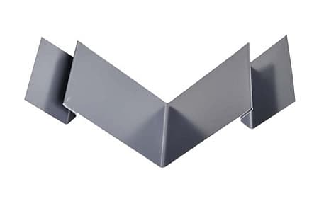 Угол внутренний, 100x100x3000 мм, RAL 7024 графитовый