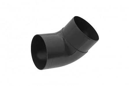 Колено трубы 67° ПВХ Элит Альта Профиль, D95 мм, графит