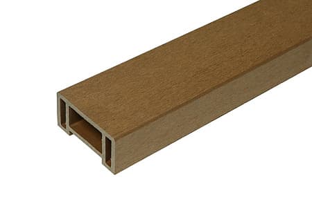 Перила ДПК (пустотелый) CM Railing, 3000х90х45 мм, TEAK (тик)