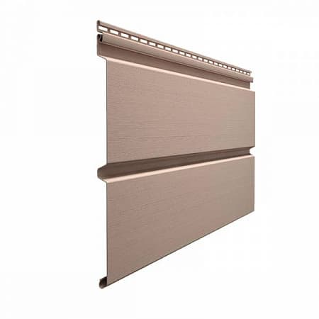 Сайдинг Docke Premium D6S брус, 3.60*0.30 м, капучино
