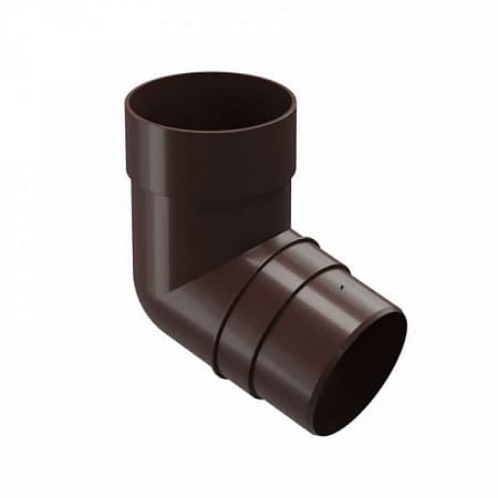 Колено 72°, D85 мм Деке Премиум / Docke Premium, цвет шоколад (Ral 8019)