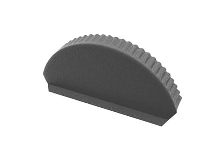 Заглушка конька полукруглого торцевая Aquasystem 0.5 Pural BT, Zn 275, R90, RAL 8017 коричневый