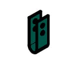 U-кронштейн Grand Line (Гранд Лайн), цвет RAL 6005 (зеленый)