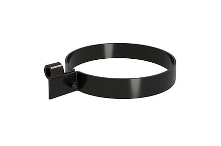 Хомут трубы Lite ПВХ Grand Line 135/90 мм, RAL 9005 черный