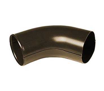 Колено сливное (отвод) 60° D100 Металл Профиль Foramina (Престиж), цвет темно-коричневый (RR32)