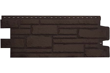 Фасадная панель Grand Line Classic, Камелот 1131х423мм, шоколадный