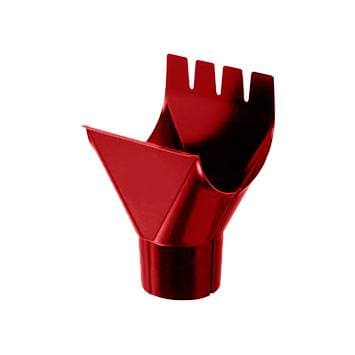 Воронка желоба D150 Icopal / Икопал, цвет Ral 3009 (красный)