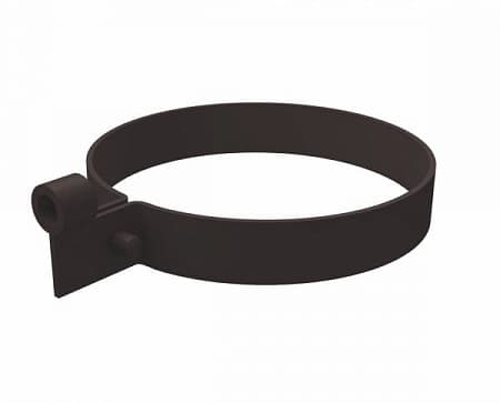 Хомут трубы Lite ПВХ Grand Line, RR 32 коричневый