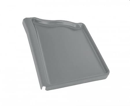 Заглушка желоба левая Vortex / Вортекс Гранд Лайн, ZN (цинк)