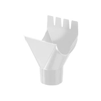 Воронка желоба D150 Icopal / Икопал, цвет Ral 9002 (белый)