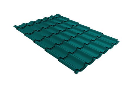 Волновой профиль Grand Line Classic, 0,45 PE, Zn 100, RAL 5021 водная синь