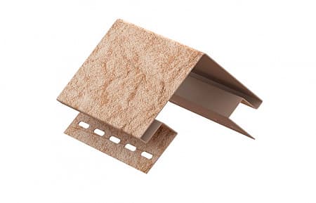 Наружный угол Ю-Пласт Камень, 3050 мм, цвет золотистый