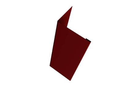 Нащельник 25х35 жалюзи (для калиток и ворот) Milan,Tokyo, 0,5 Atlas, 1.68 м, RAL 3005 красное вино