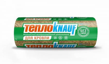 Утеплитель ТеплоKNAUF для кровли 14,5 кг/м3, 150х1220х5500 мм, упаковка 1,0 м3 (1 мат)