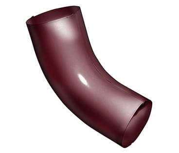 Колено трубы водосточной 60º Grand Line 90 мм, вишневый RAL 3005