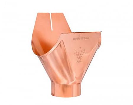 Воронка желоба D150/100 Aquasystem, медь