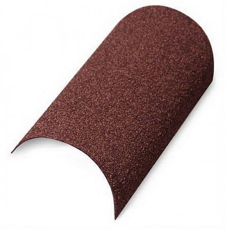 Конек Luxard полукруглый, 395 мм цвет мокко