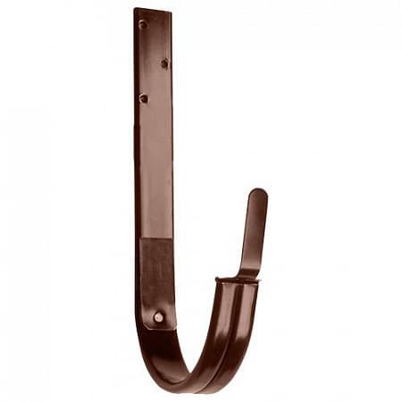 Кронштейн желоба 210мм, D150 Icopal / Икопал, цвет Ral 8028 (коричневый)