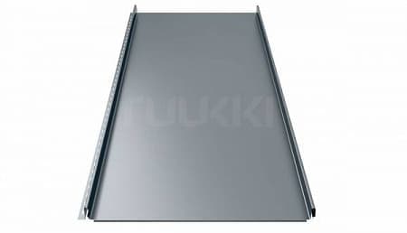 Фальцевая картина Ruukki / Руукки Classic С,D 0.5 мм GreenCoat Pural, цвет RR22 (серый)