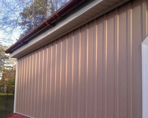 Металлический сайдинг Гранд Лайн / Grand Line профиль Вертикаль, Atlas 0.5, цвет Ral 7024 (мокрый асфальт)