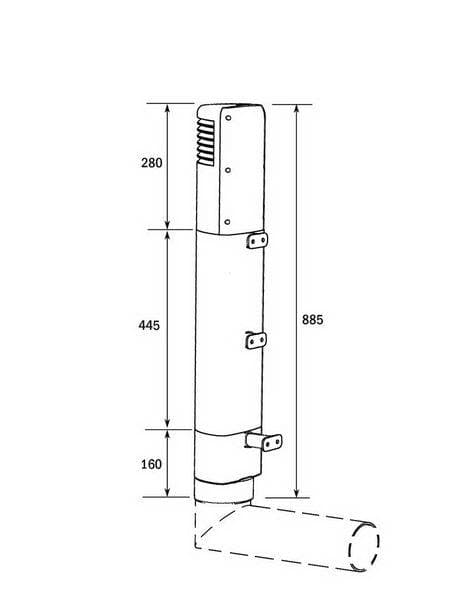 ROSS-ремонтный комплект D125/110мм Vilpe (Вилпе), черный