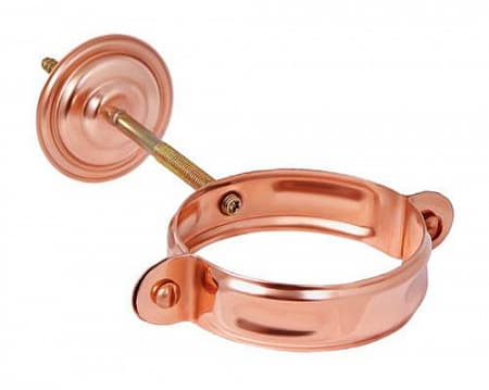 Хомут с комплектом крепления D100 Aquasystem, медь