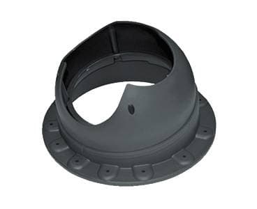 Проходной элемент Base-VT Seam 110 Krovent (Кровент) для мягкой и фальцевой кровли, черный