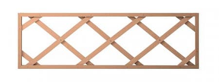 Шпалера из ДПК в раме Модель 1 GRINDERDECO, 460х1500 мм, песчаник