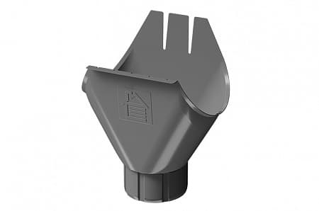 Воронка желоба Docke STAL PREMIUM D125, RAL 7024 графит