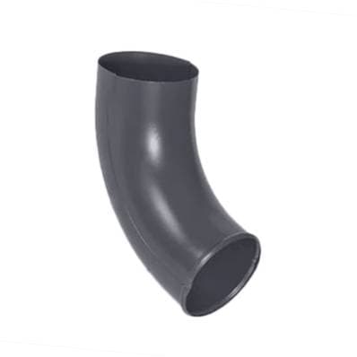 Отвод трубы нижний D100 Icopal / Икопал, цвет Ral 7011 (темно-серый)