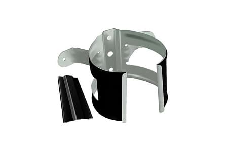 Кронштейн трубы на дерево, круглый Optima Grand Line, покрытие PE, RAL 9005 черный