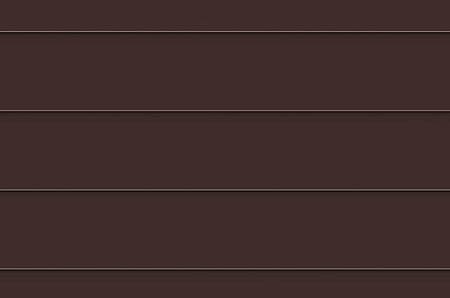 Металлический сайдинг Aquasystem Скандинавская доска узкая, Rooftop Шелк, 3.0 м, RAL 8017 коричневый