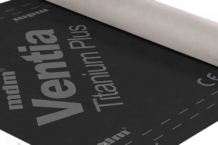Кровельная мембрана MDM VENTIA TITANIUM PLUS, 50*1,5 м, 185 г/м.кв