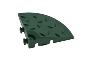 Угловой элемент обрамления Альта-Профиль, цвет зеленый