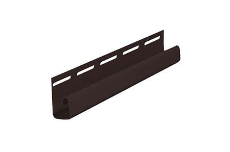 J-профиль FineBer Extra Acrylic, 3 м, RAL 8017 коричневый